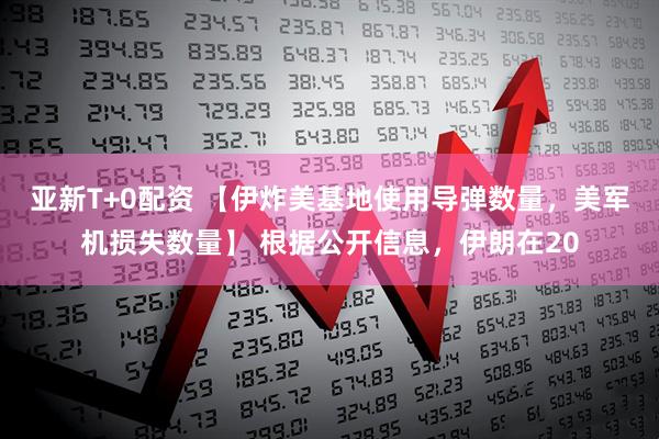 亚新T+0配资 【伊炸美基地使用导弹数量,美军机损失数量】 根据公开信息,伊朗在20