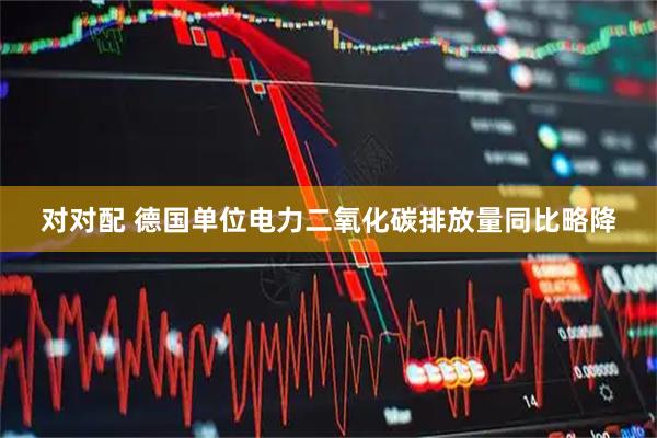 对对配 德国单位电力二氧化碳排放量同比略降