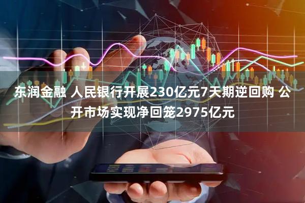 东润金融 人民银行开展230亿元7天期逆回购 公开市场实现净回笼2975亿元