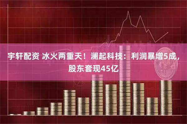 宇轩配资 冰火两重天！澜起科技：利润暴增5成，股东套现45亿